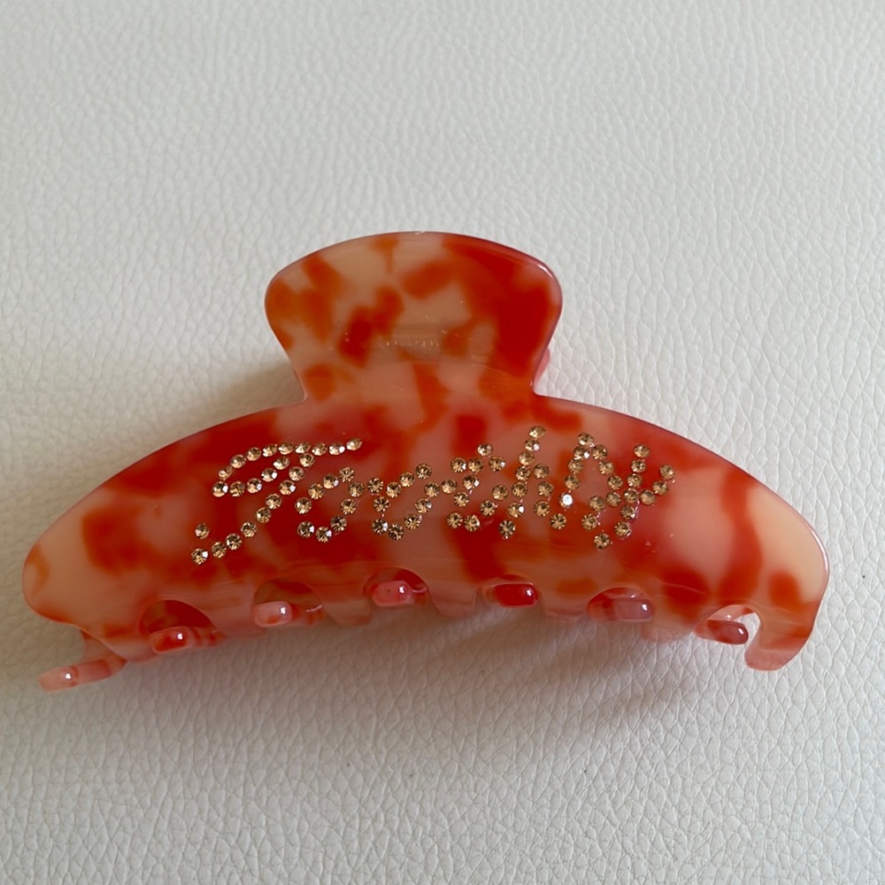 Dental Hygiene nation toothy hair claw clip